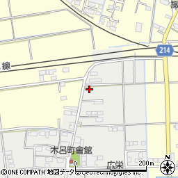 岐阜県大垣市木呂町86周辺の地図