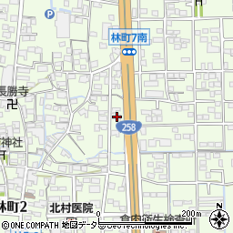 岐阜県大垣市林町7丁目159周辺の地図