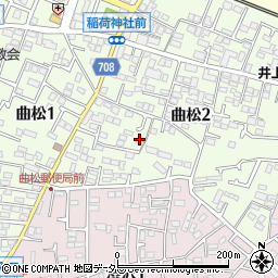 神奈川県秦野市曲松2丁目8周辺の地図