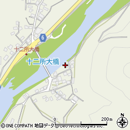 兵庫県養父市十二所1057周辺の地図
