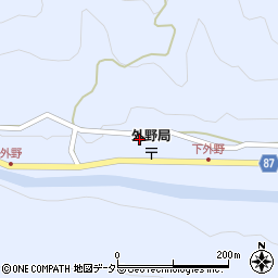 兵庫県養父市外野438周辺の地図