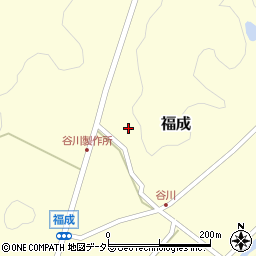 鳥取県西伯郡南部町福成1305周辺の地図