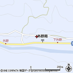 兵庫県養父市外野436周辺の地図