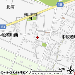 愛知県江南市中般若町西201周辺の地図