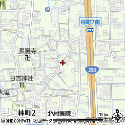 岐阜県大垣市林町7丁目156周辺の地図