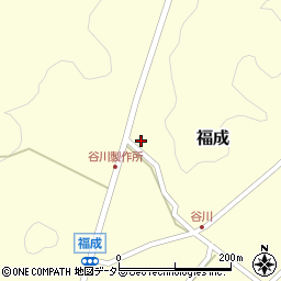 鳥取県西伯郡南部町福成1303周辺の地図