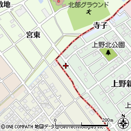 愛知県犬山市上野新町22-4周辺の地図
