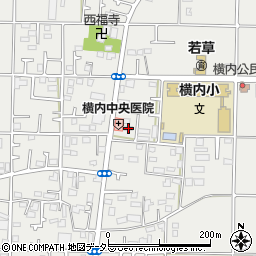 神奈川県平塚市横内2733周辺の地図