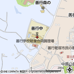藤沢市立善行中学校周辺の地図