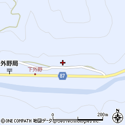 兵庫県養父市外野82周辺の地図