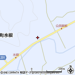 鳥取県鳥取市河原町水根247周辺の地図
