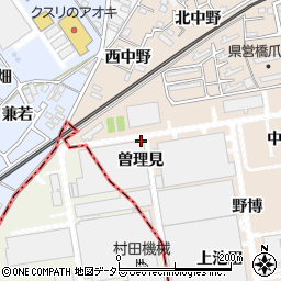 愛知県犬山市橋爪曽理見周辺の地図