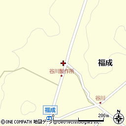 鳥取県西伯郡南部町福成1349周辺の地図