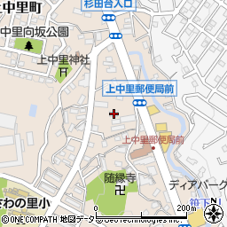 神奈川県横浜市磯子区上中里町659周辺の地図