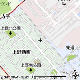 愛知県犬山市上野新町492-2周辺の地図