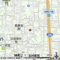 岐阜県大垣市林町7丁目1096周辺の地図