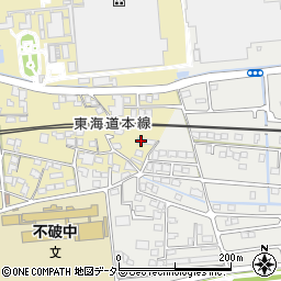 岐阜県不破郡垂井町2437周辺の地図