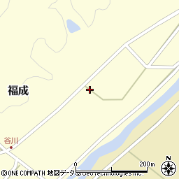 鳥取県西伯郡南部町福成578周辺の地図