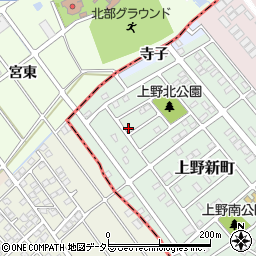愛知県犬山市上野新町169周辺の地図