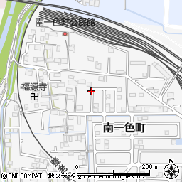 岐阜県大垣市南一色町周辺の地図