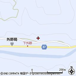 兵庫県養父市外野77周辺の地図