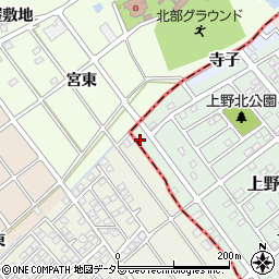 愛知県犬山市上野新町22-1周辺の地図