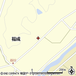 鳥取県西伯郡南部町福成521周辺の地図