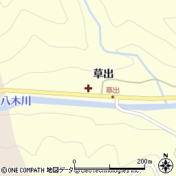 兵庫県養父市草出485周辺の地図