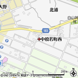 愛知県江南市中般若町西139周辺の地図