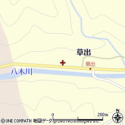 兵庫県養父市草出488周辺の地図