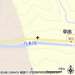 兵庫県養父市草出569周辺の地図