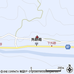 兵庫県養父市外野443周辺の地図