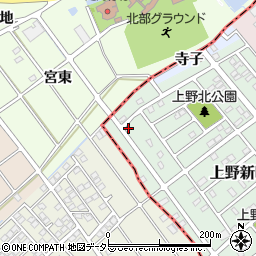 愛知県犬山市上野新町72-1周辺の地図