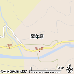 兵庫県養父市梨ケ原周辺の地図