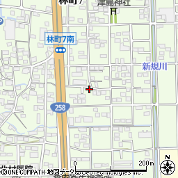 岐阜県大垣市林町7丁目147周辺の地図