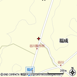 鳥取県西伯郡南部町福成1205周辺の地図