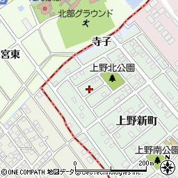 愛知県犬山市上野新町163周辺の地図