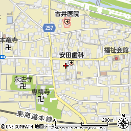 岐阜県不破郡垂井町1286周辺の地図