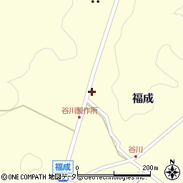 鳥取県西伯郡南部町福成1209周辺の地図