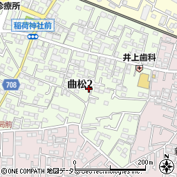 神奈川県秦野市曲松2丁目6-12周辺の地図