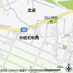 愛知県江南市中般若町西127周辺の地図