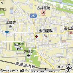 岐阜県不破郡垂井町1285周辺の地図