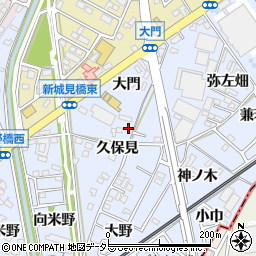 愛知県犬山市上野大門721周辺の地図