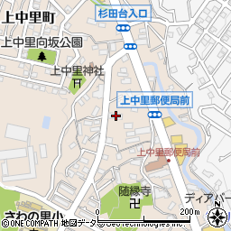 神奈川県横浜市磯子区上中里町1003周辺の地図