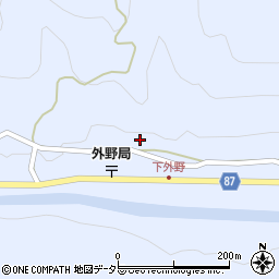 兵庫県養父市外野445周辺の地図