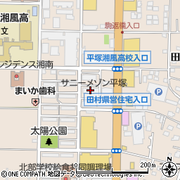 ＵＲ都市機構サニーメゾン平塚４号棟周辺の地図
