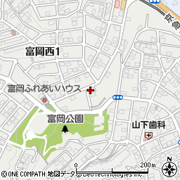 富岡アパート周辺の地図