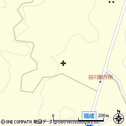 鳥取県西伯郡南部町福成1364周辺の地図