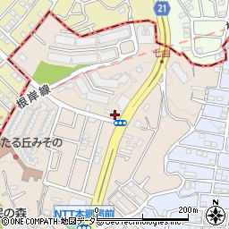 トイレつまり救急車２４横浜鍛冶ケ谷店周辺の地図
