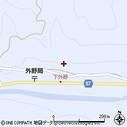兵庫県養父市外野338周辺の地図